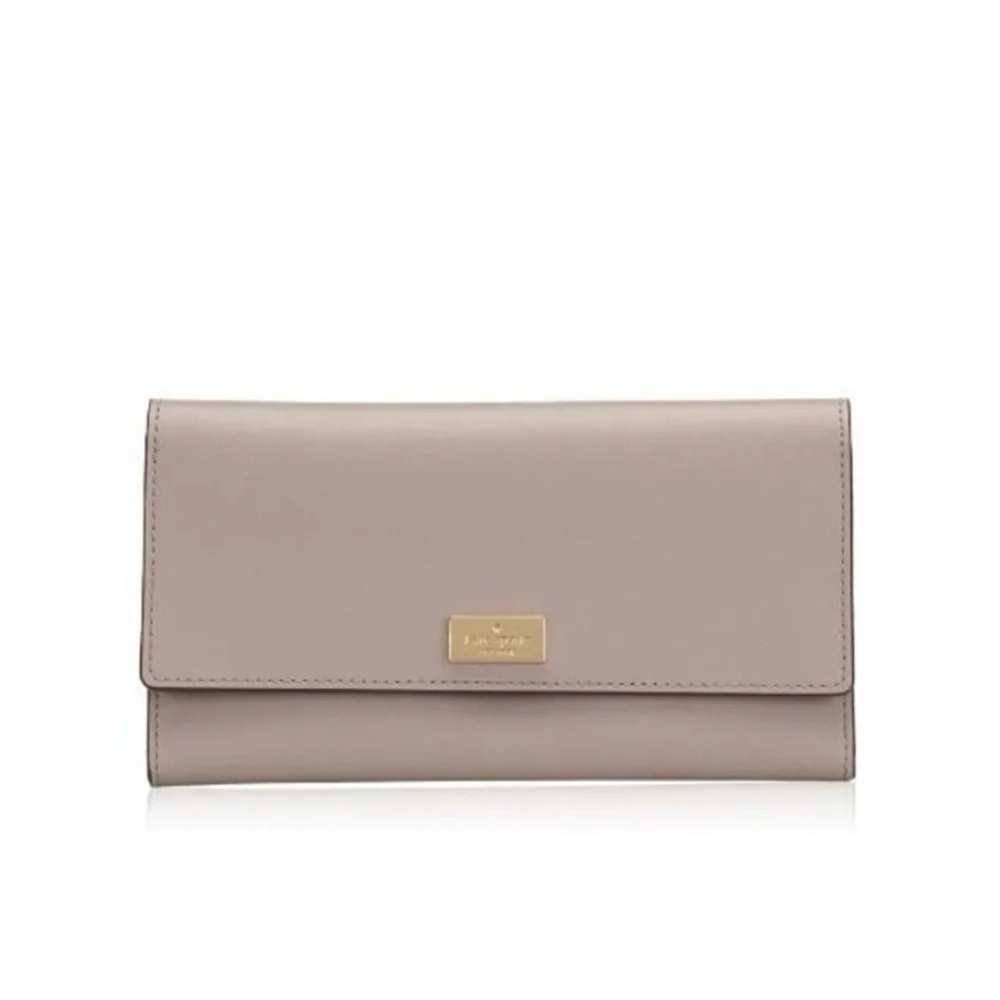 Kate Spade Winnie Wallet on Chain Arbour Hil Blush Pink Leather